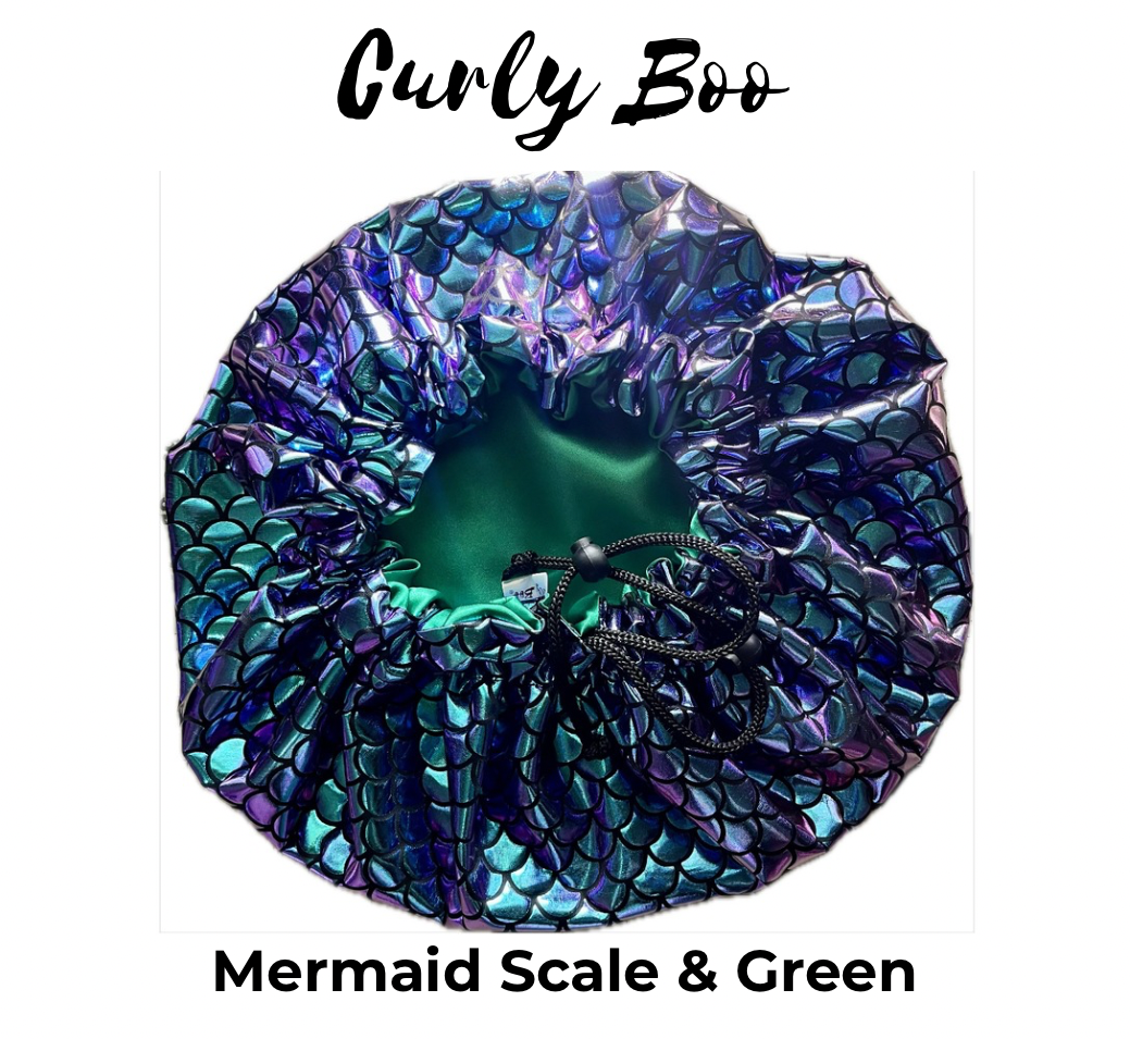 Mermaid Satin Bonnet Collection - Curly Boo