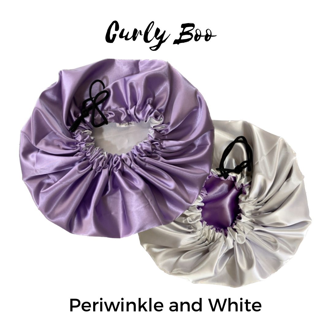 Curly Boo Custom Drawstring Satin Bonnets - Curly Boo