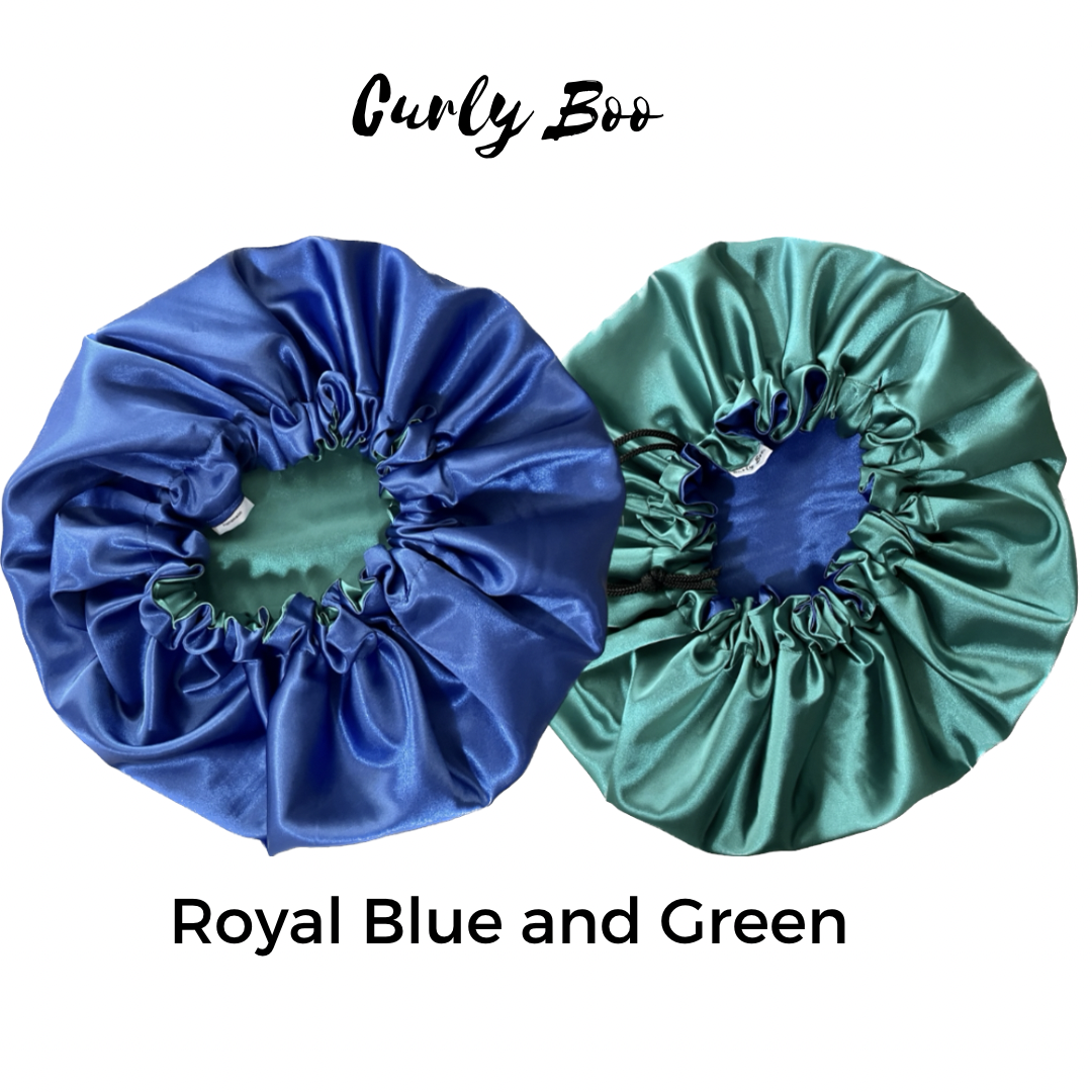 Curly Boo Custom Drawstring Satin Bonnets - Curly Boo