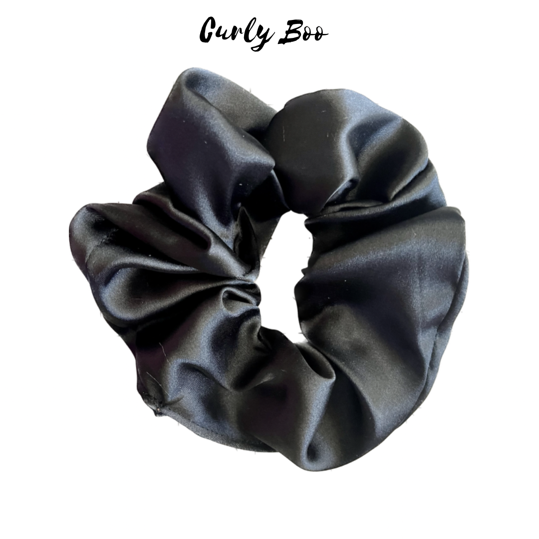 Curly Boo Satin Scrunchies - Curly Boo