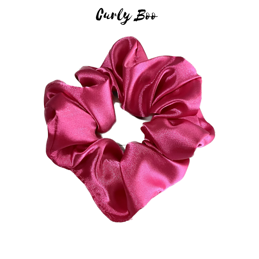 Curly Boo Satin Scrunchies - Curly Boo