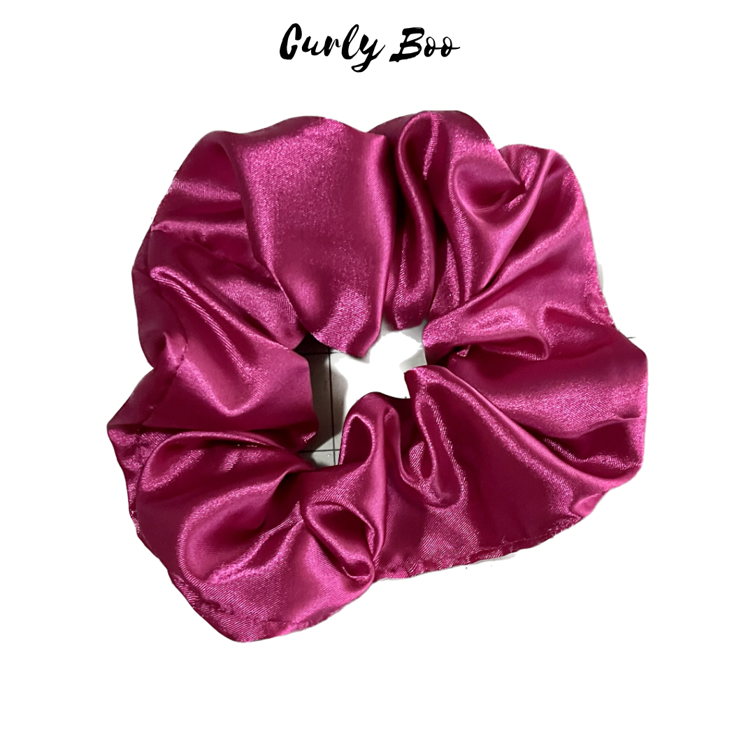 Curly Boo Satin Scrunchies - Curly Boo