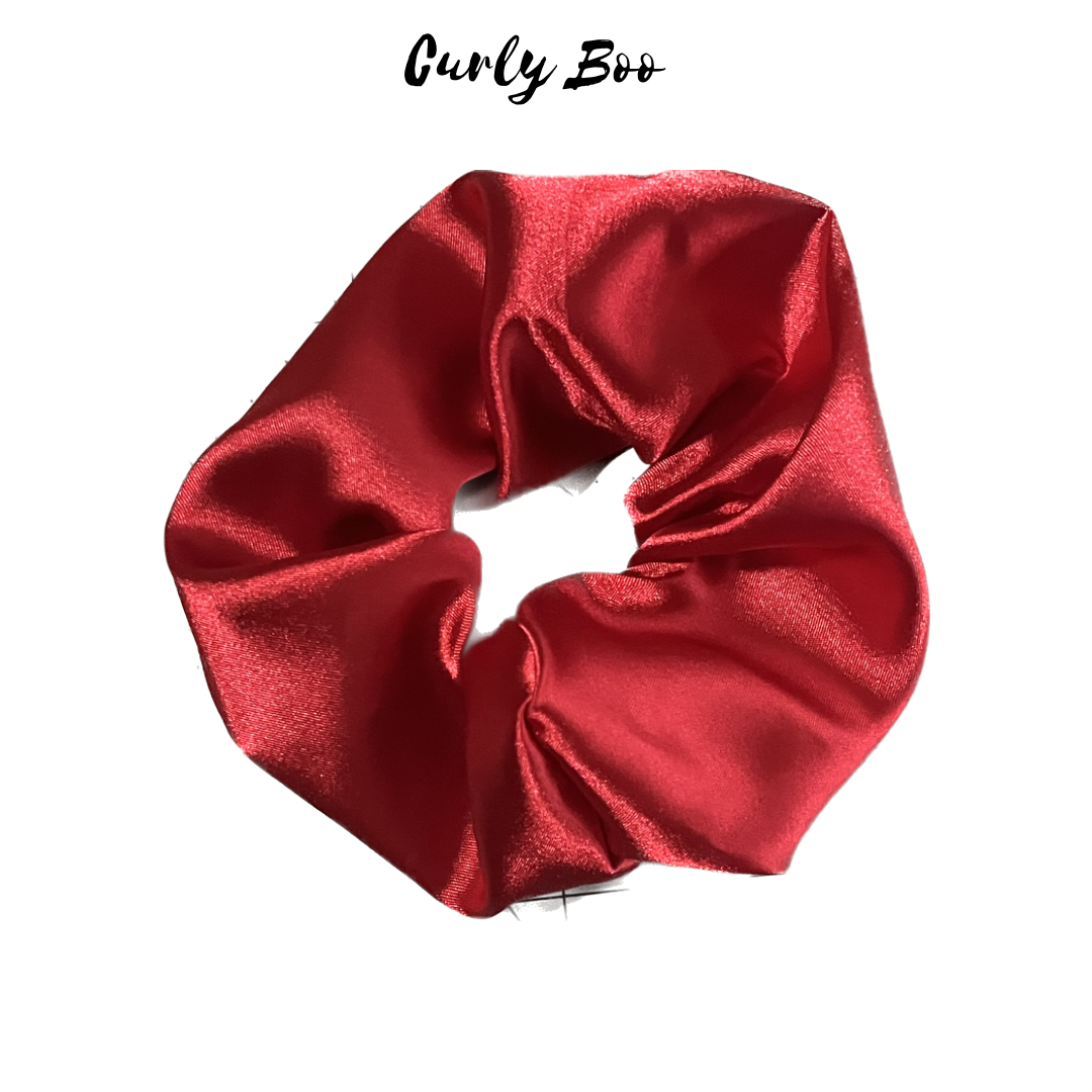 Curly Boo Satin Scrunchies - Curly Boo