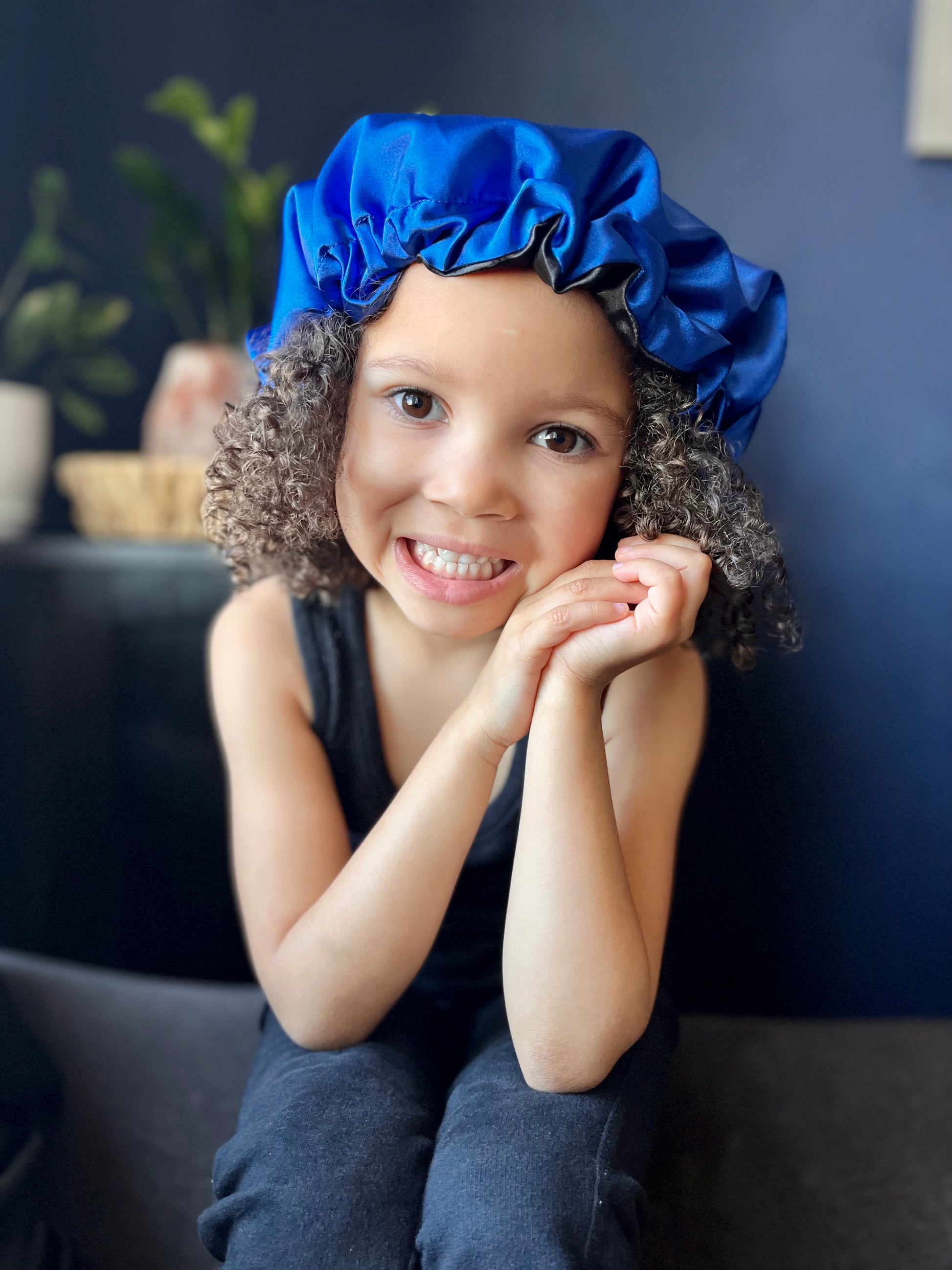 Curly Boo Child Satin Bonnet - Curly Boo
