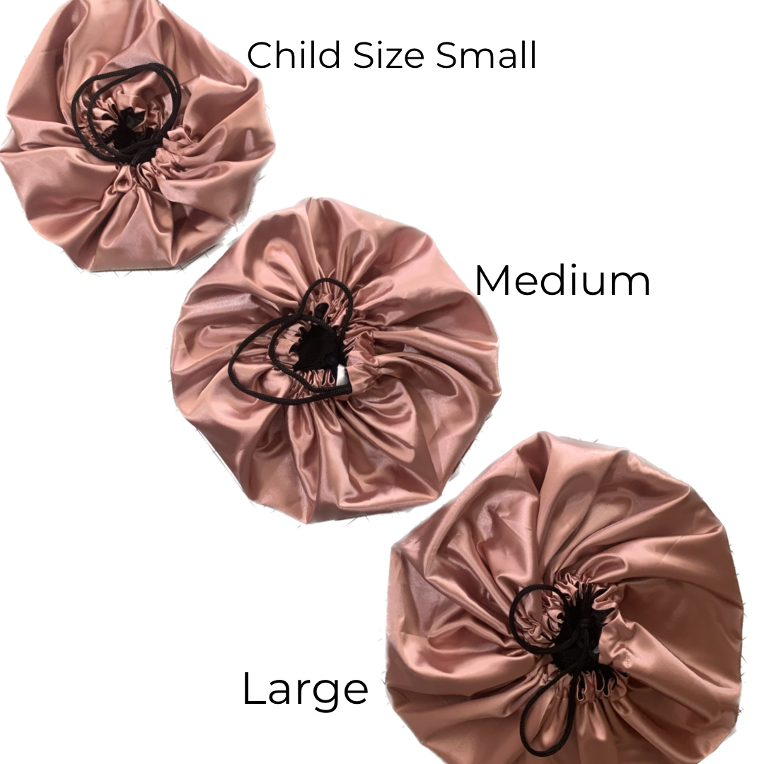 Curly Boo Custom Drawstring Satin Bonnets - Curly Boo