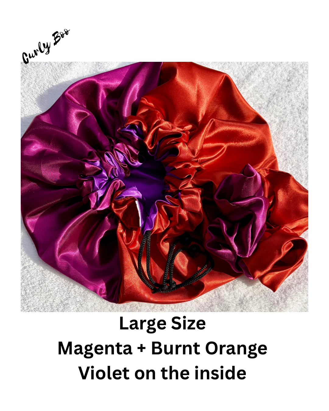 Curly Boo Limited Edition Satin Bonnets