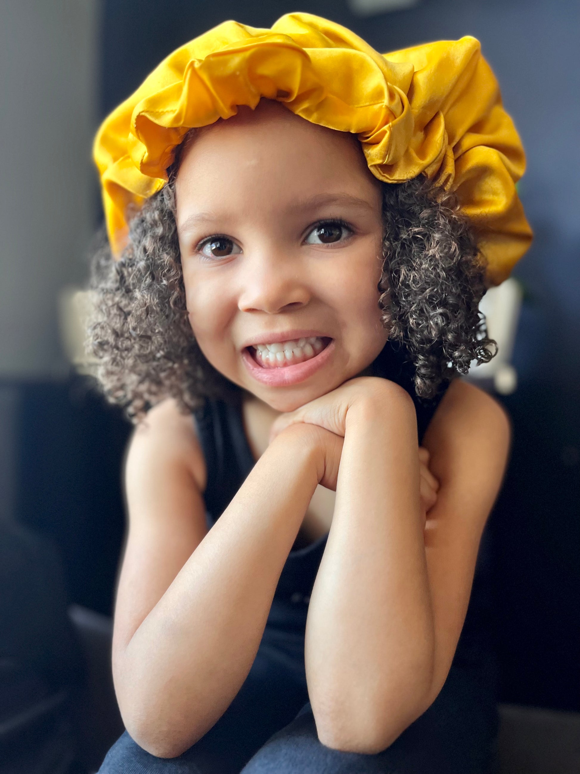 Curly Boo Child Satin Bonnet - Curly Boo