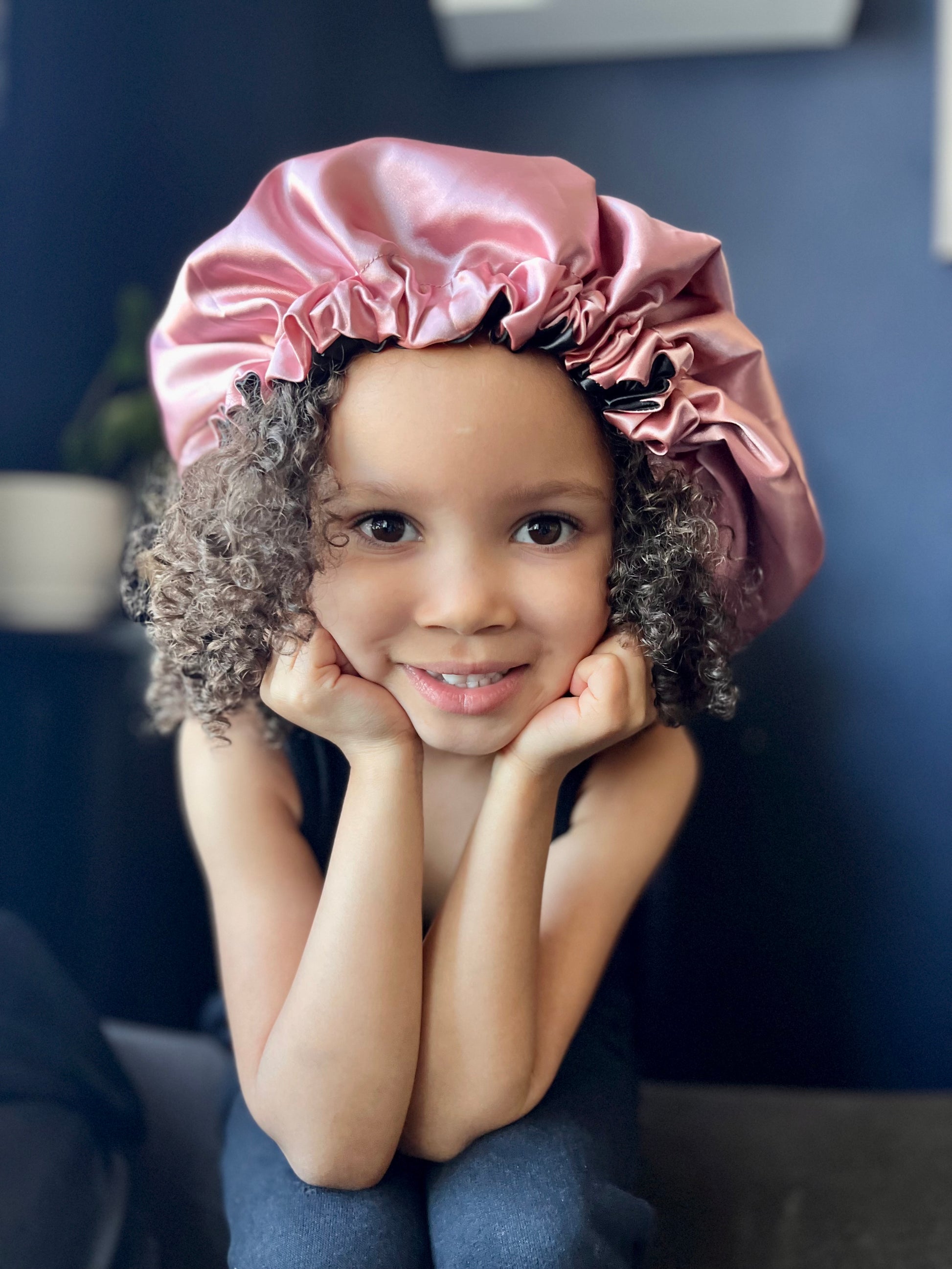 Curly Boo Child Satin Bonnet - Curly Boo